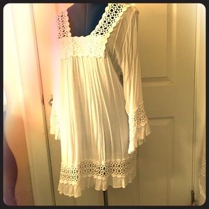 Vintage BOHO Chic dress/ swim cover
